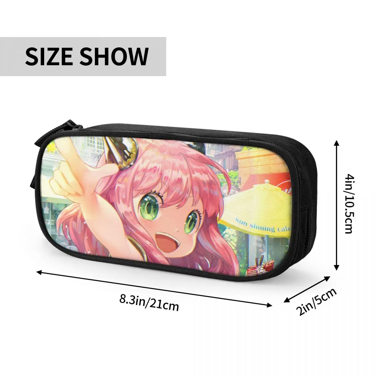 Kawaii Forger Anya Pencil Cases Fashion Spy X Family Anime Pen Holder Bags Student Big Capacity School Supplies Gift Pencil Box