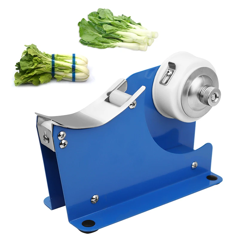 

Manual Supermarket Fresh Vegetable Tying Machine Small Binding Machine OPP tape Strapping Machine