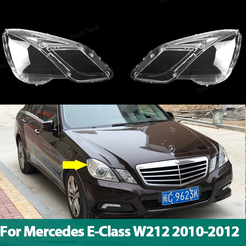 

Headlamp Cover Car Front Lamp Transparent Lampshade Headlight Shell Cover For Mercedes-Benz W212 E-Class 2010-2012 pre-facelift