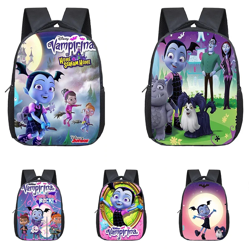 

13 inch Vampirina Infantile Small Backpack for Kids Baby Cute School Bags Children Gift Primary School Bookbag Mochila