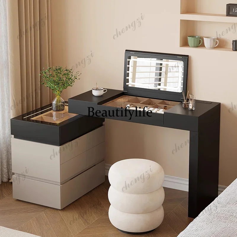 

F182 Premium Vanity Table Trendy Aesthetic Classic Minimalist Vanity Table Romantic Beauty Meuble Chambre Bedroom Furniture
