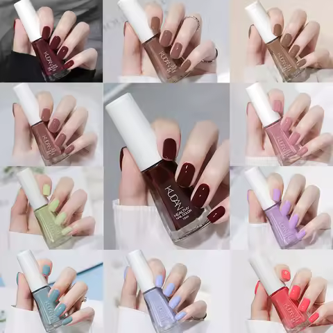 Esmalte de Uñas a Base de Agua, 10ml, 40 Colores, Secado Rápido, Arte de Uñas para Manicura DIY, Suministros de Uñas de Larga Duración, Barniz de Pintura