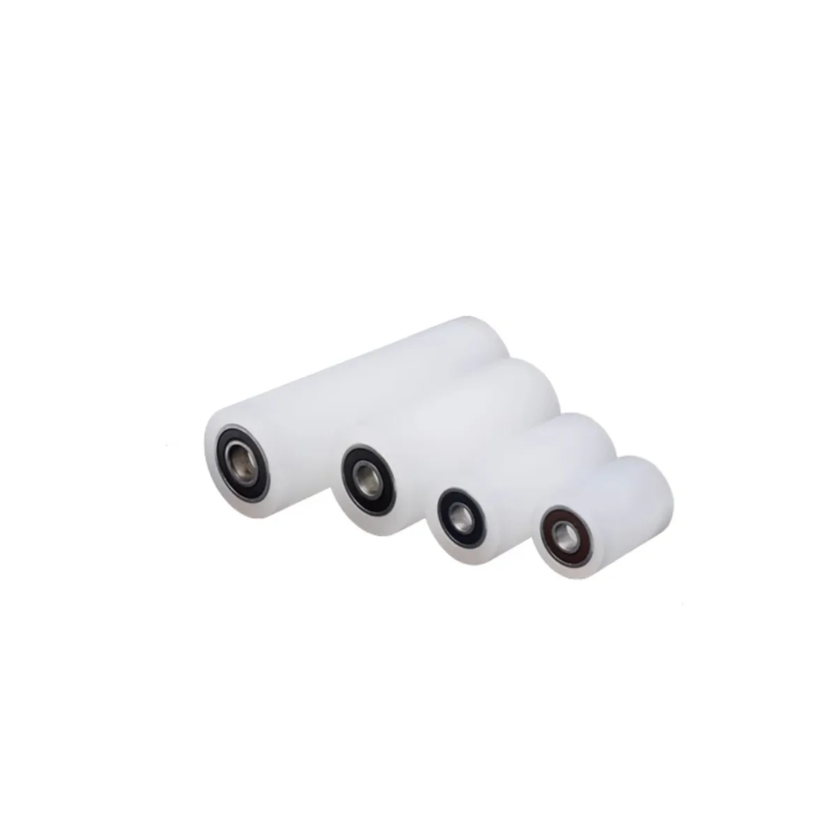 Conveyor Belt Nylon Bearing Pulley / Wear-Resistant Guide Pulley Accessories Fastener