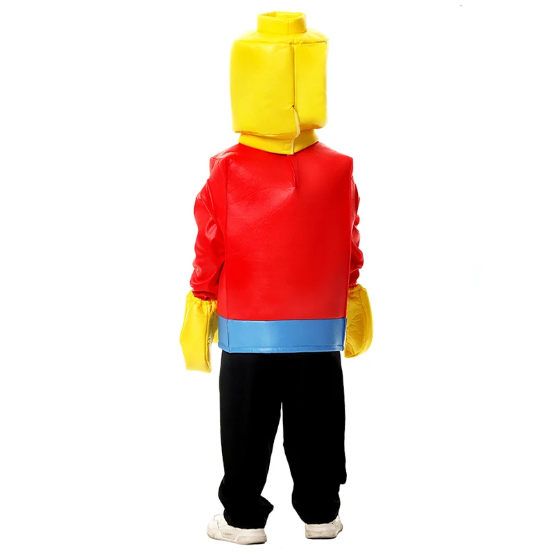 Minifigure Boy Halloween Fancy Dress Up Red Warrior Kai Green Ninja Lloyd Costume For Kids