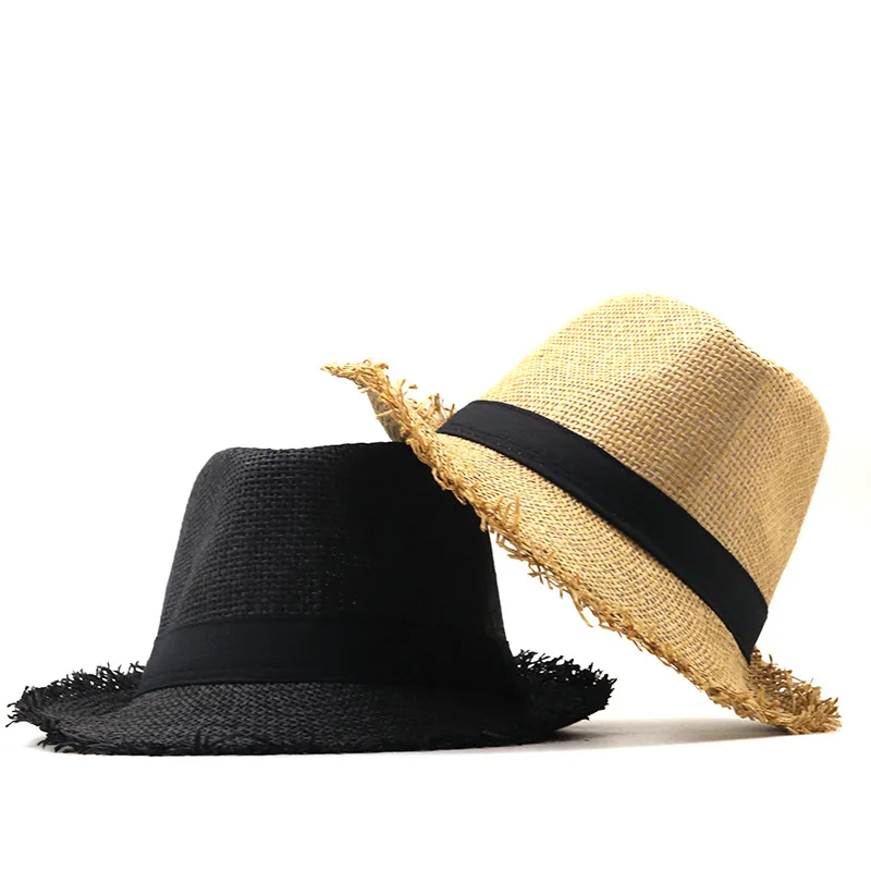 Wide Brim Sunblock Hat Simple Beach Hat Ladies Travel Straw Hat Holiday Foldable Fashion Big Cool Hat