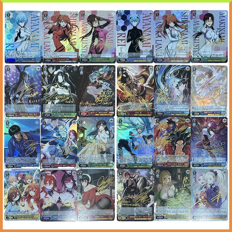 

Anime Weiss Schwarz DIY ACG Battle Game Collectible Cards Kafka Hatsune Miku Tsunade Yor Forger Toys for boys Birthday Present