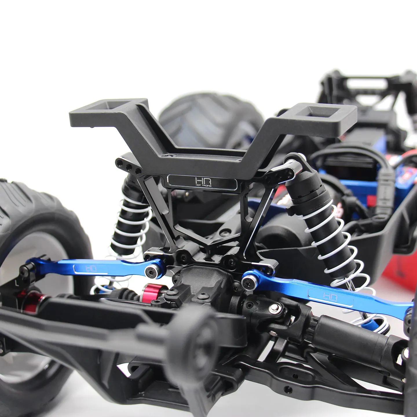 

HR Traxxas 1/10 Bigfoot 4×4 кронштейн заднего амортизатора из алюминиевого сплава заменяет оригинальный завод # 9039