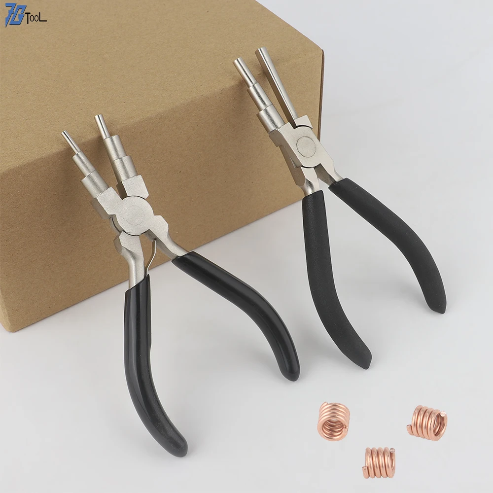 DIY Jewelry Tool Sets with Carbon Steel Round Nose Pliers and Copper Jewelry Wire for jewelry making Tools