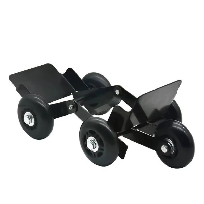 1 قطعة بكرة مقطورة سكوتر متعددة الوظائف، دراجة مسطحة سهلة الحمل، أداة طوارئ لحركة الدراجات النارية والدراجة #3