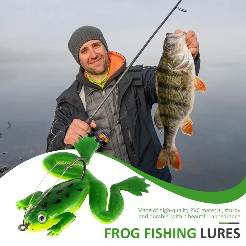 Rana de Silicona para Black Bass – Señuelo Blando 6cm