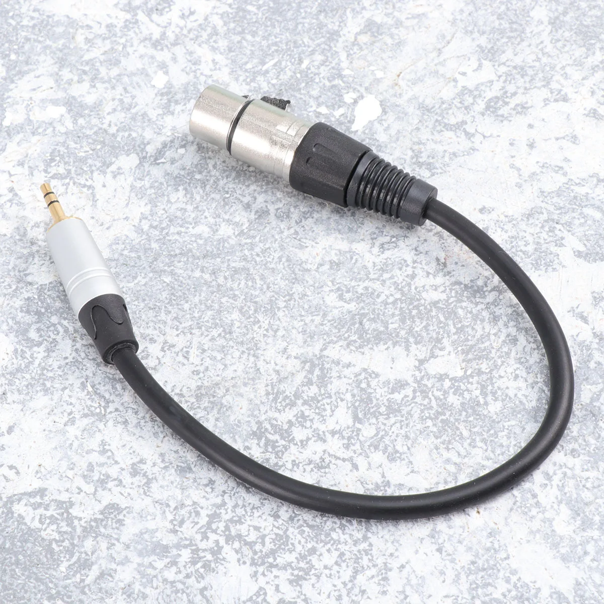

Stereo 3.5mm Male to Xlr Male Durable Audio Cable Black for Condenser Microphone Pc Camera Sound Amplifier Audio Cable