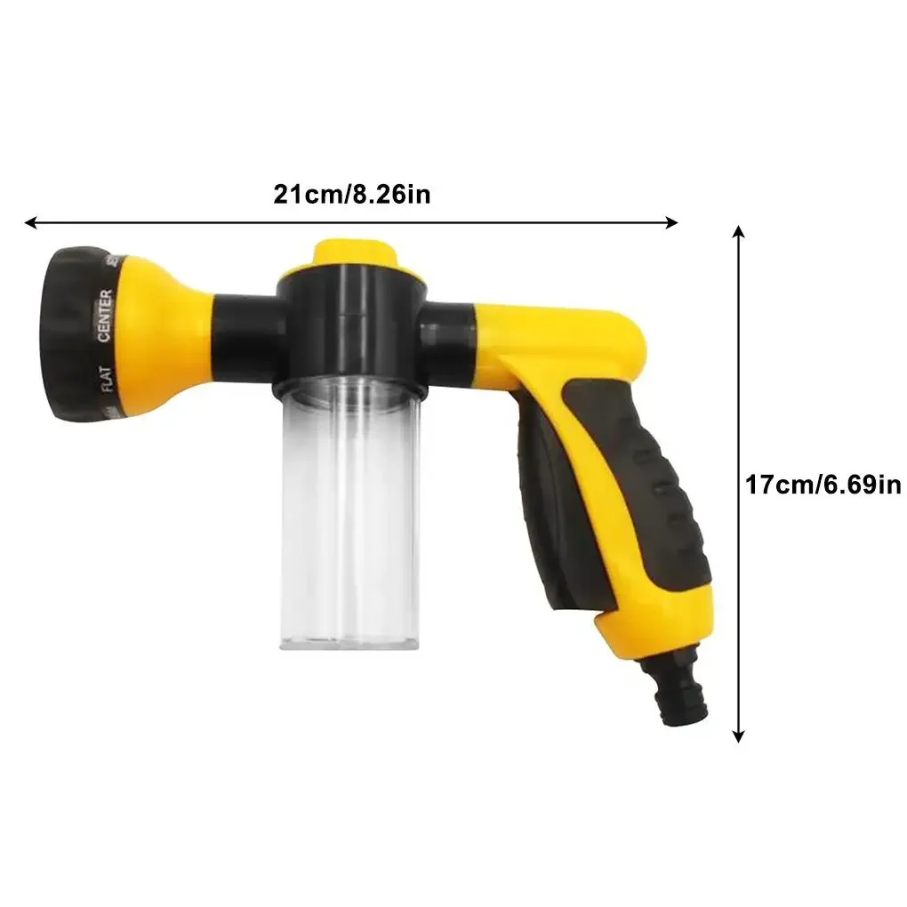 Water Gun Hose Nozzle Car Washer Garden Watering Jet Spray High Pressure Sprinkler Foam Lance Automobiles Cleaning Washing Tools