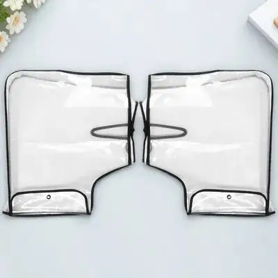 

1Pair Motorcycle Handlebar Gloves Windproof Waterproof Oversized Hand Cover Mitts Hand Warmer Transparent Big Mouth Handlebar