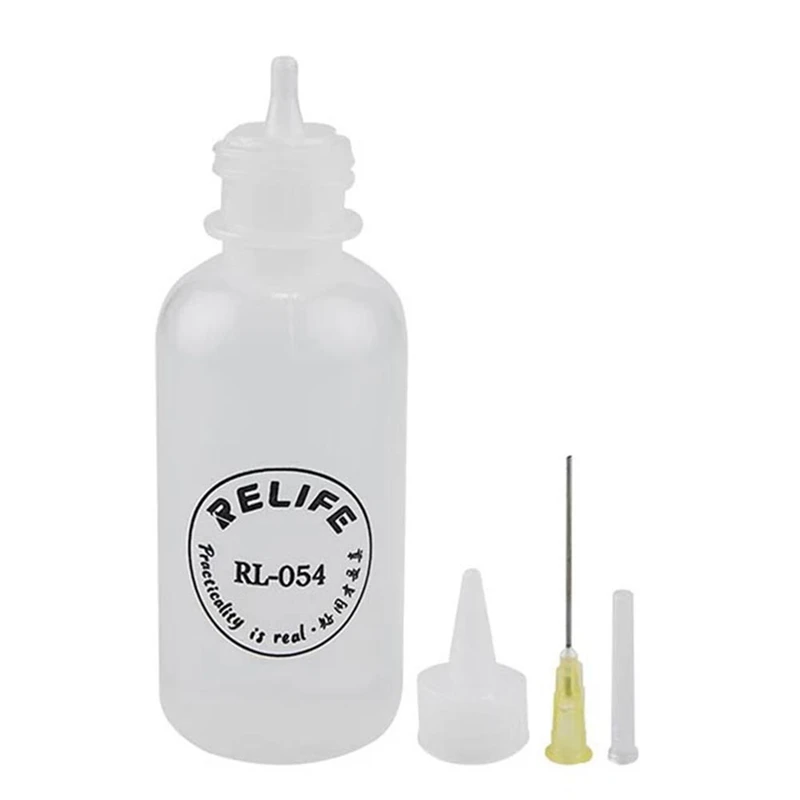 

Relife Plastic Bottle Liquid Flux Alcohol Bottle For Rosin Solder Flux Paste Mobile Phone PCB Cleaning Welding Repair