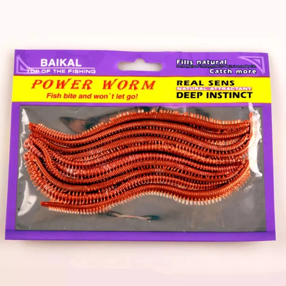 10 adet/grup Yapay Deniz Soluc - Fishing Lure Soft Plastic incelemesi ve fiyatı
