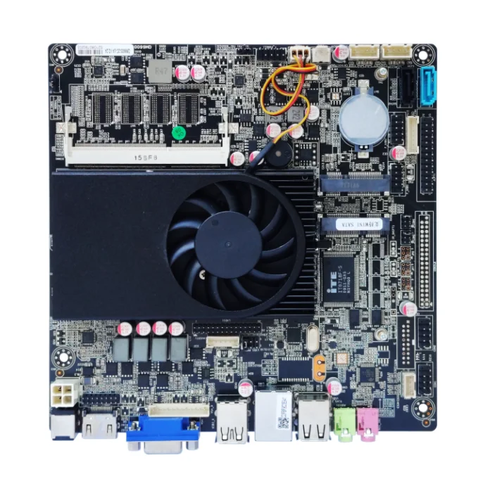 China Mini ITX Motherboard QM6600-UA 2th and 3th Gen Core I3 I5 I7 Cpu Processor with Ddr3 8GB ram for Industrial Board