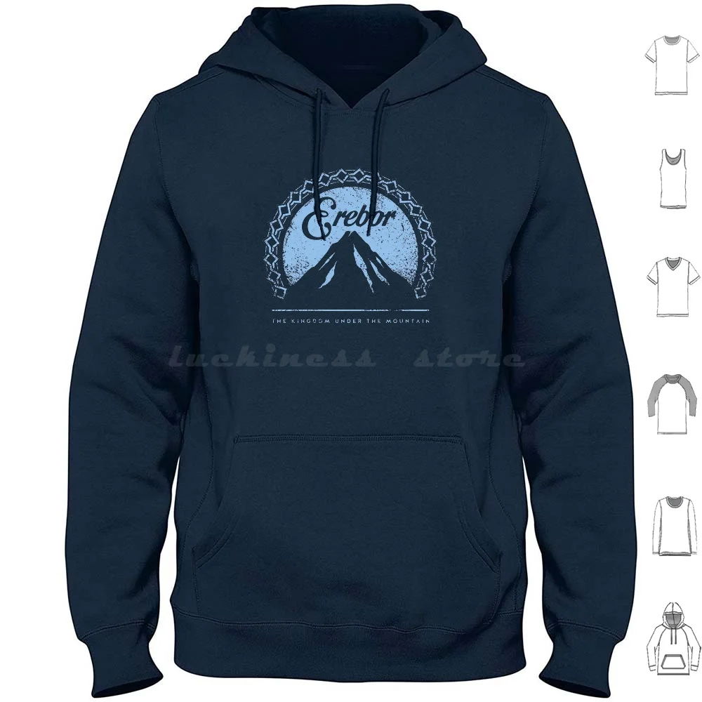 Lonely Mountain Hoodies Long Sleeve Inaco Paramount Erebor Rings Dwarf Dragon Armies