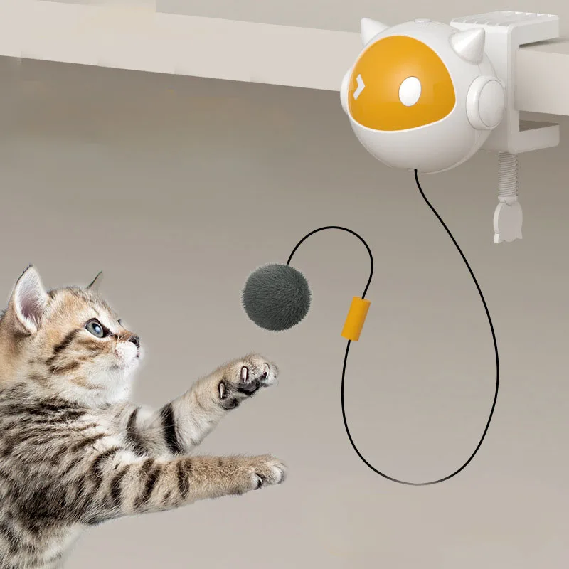 Automatic Lifting Cat Toy Ball Interactive Cat Ball Toy Electric Lifting  Smart Pet Cat Ball Toys Supplies for Cats Kitten