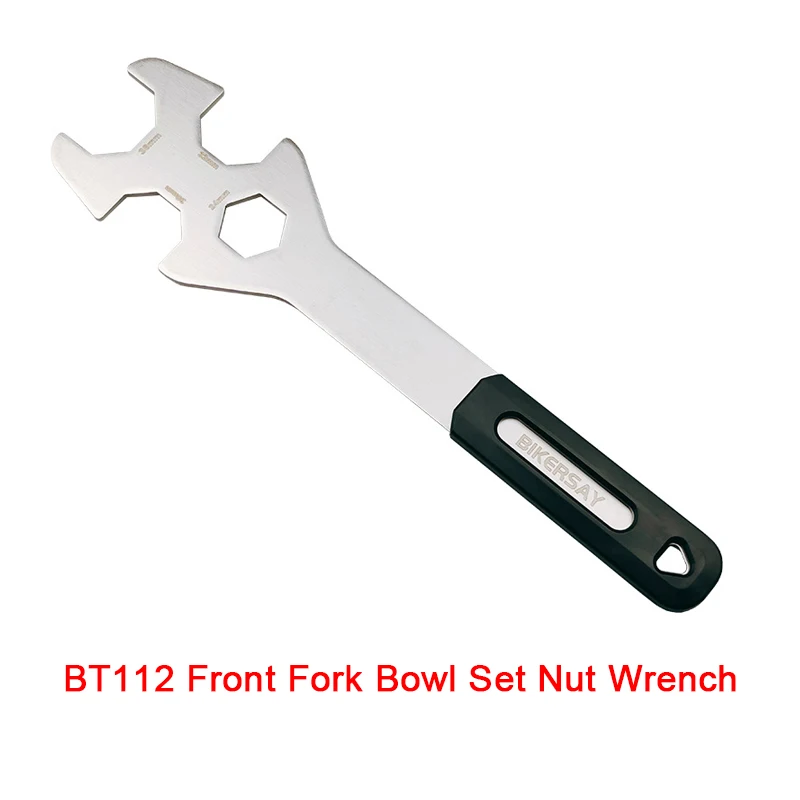 E-bike BT112 Front Fork Bowl Set Wrench 30/32/36mm Head Bowl Wrench Old-fashioned Bowl Set Disassembly Installation tool