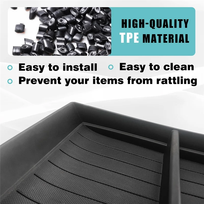 

AU28-For Chevy Bolt EV EUV 2022-2024 Car Lower Center Console Organizer Tray Storage Box Armrest Spare Parts Accessories Parts