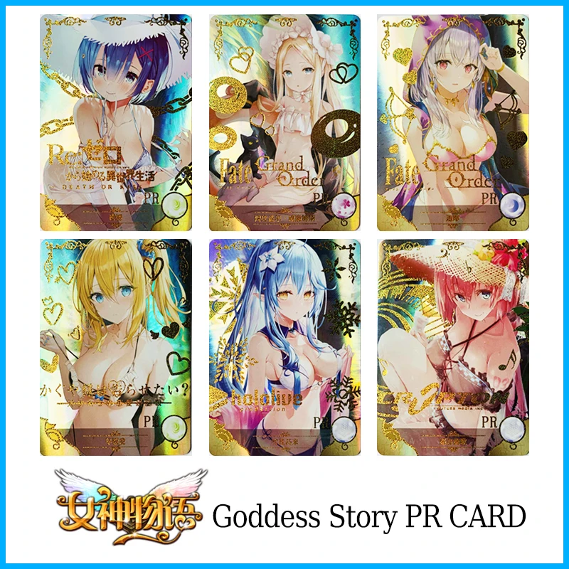 

Goddess Story Rem Hayasaka Ai PR card cartoon Anime characters Bronzing collection Game cards Christmas birthday Children's toys