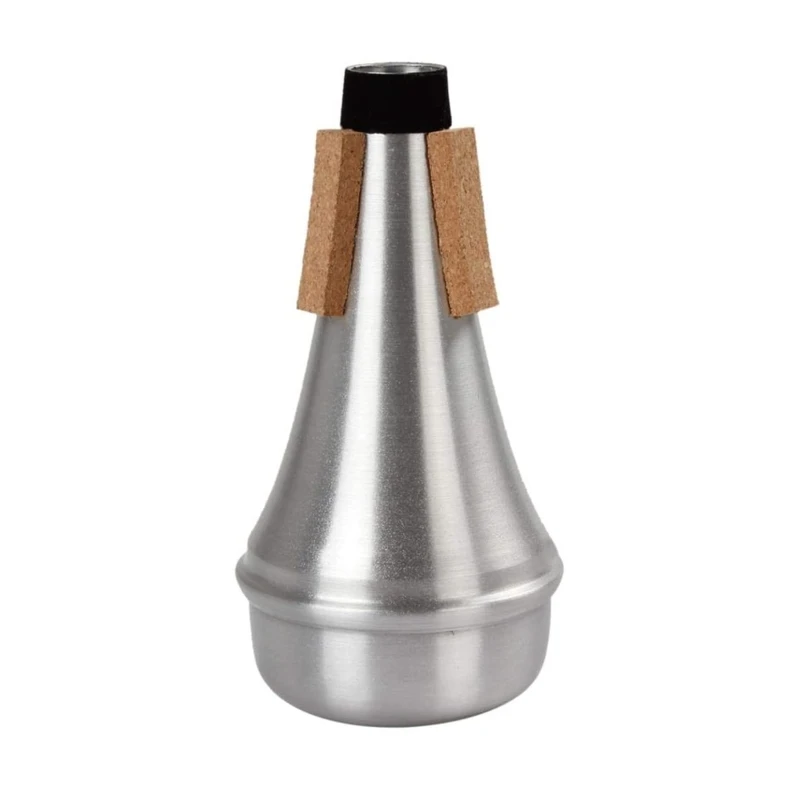 High Quality Silver Aluminum Alloy Trumpet Mute Sourdine Fits All Trumpets