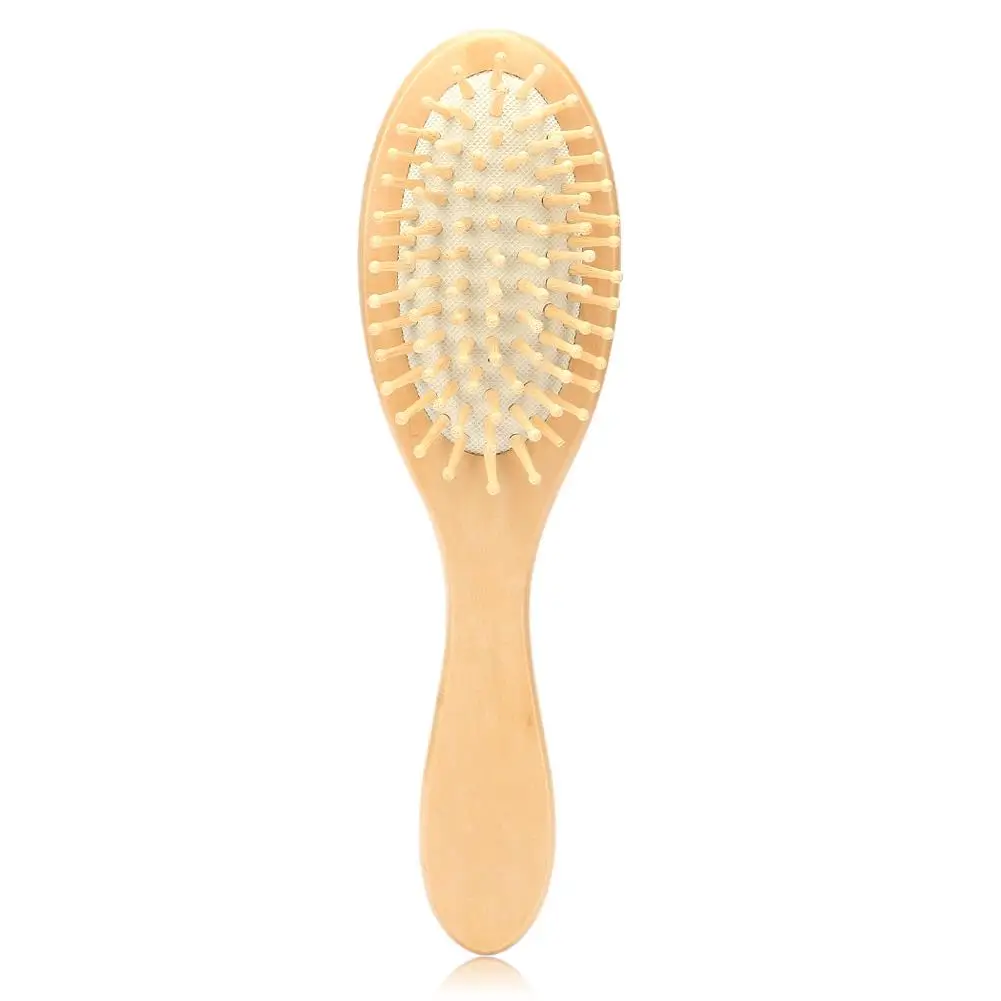 

1PC Bamboo Massage Comb Hair Vent Brush - Wooden Hair Care & Beauty Spa Tool for Home & Salon