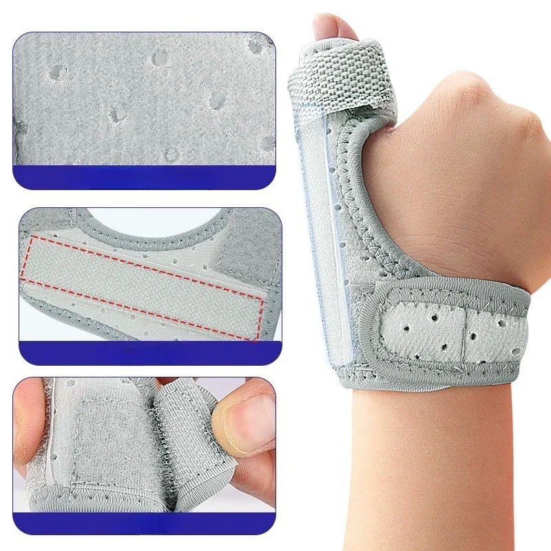 Kids Thumb Splint Brace for De Quervain and Trigger Finger Tendonitis Immobilizer Support Orthosis for Children Hand Therapy