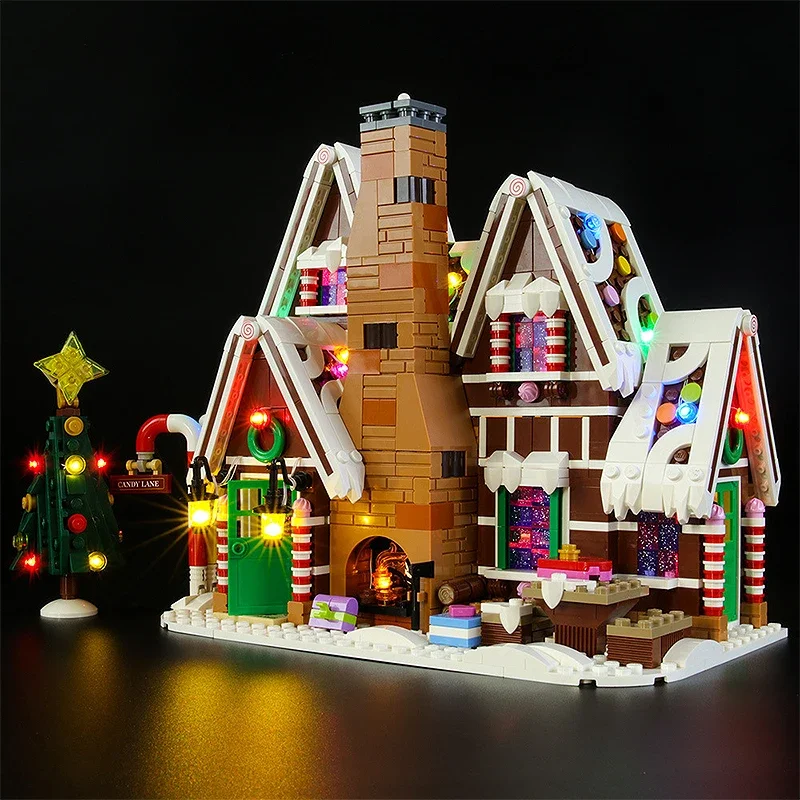 DIY LED Light Kit For LEGO 10267 Gingerbread House  (Only LED Light,Without Blocks Model)