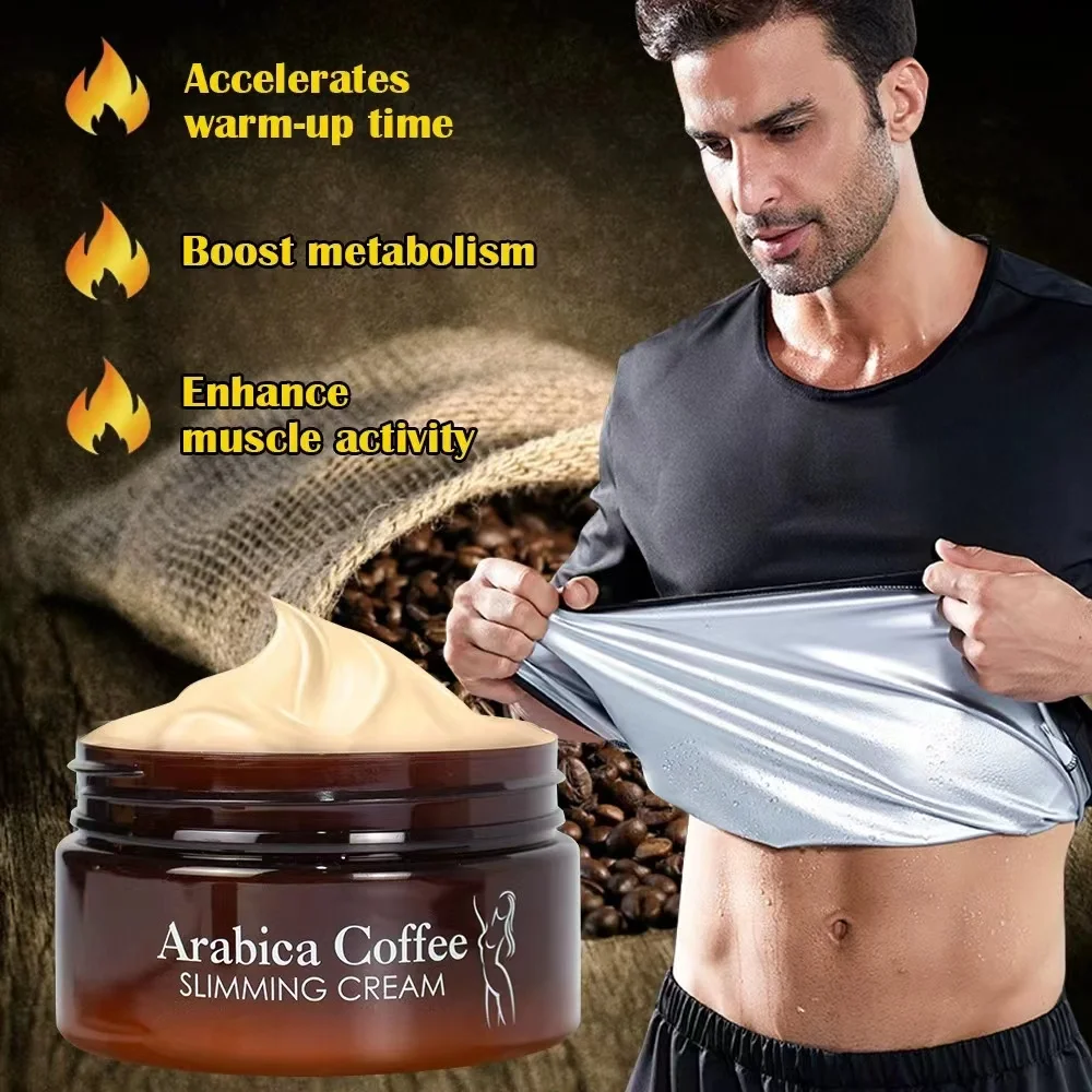 Fast and effective Healthy Coffee Slimming Cream Body Massage Fever Blast Shaping Body Contouring Cream Weight Loss Products