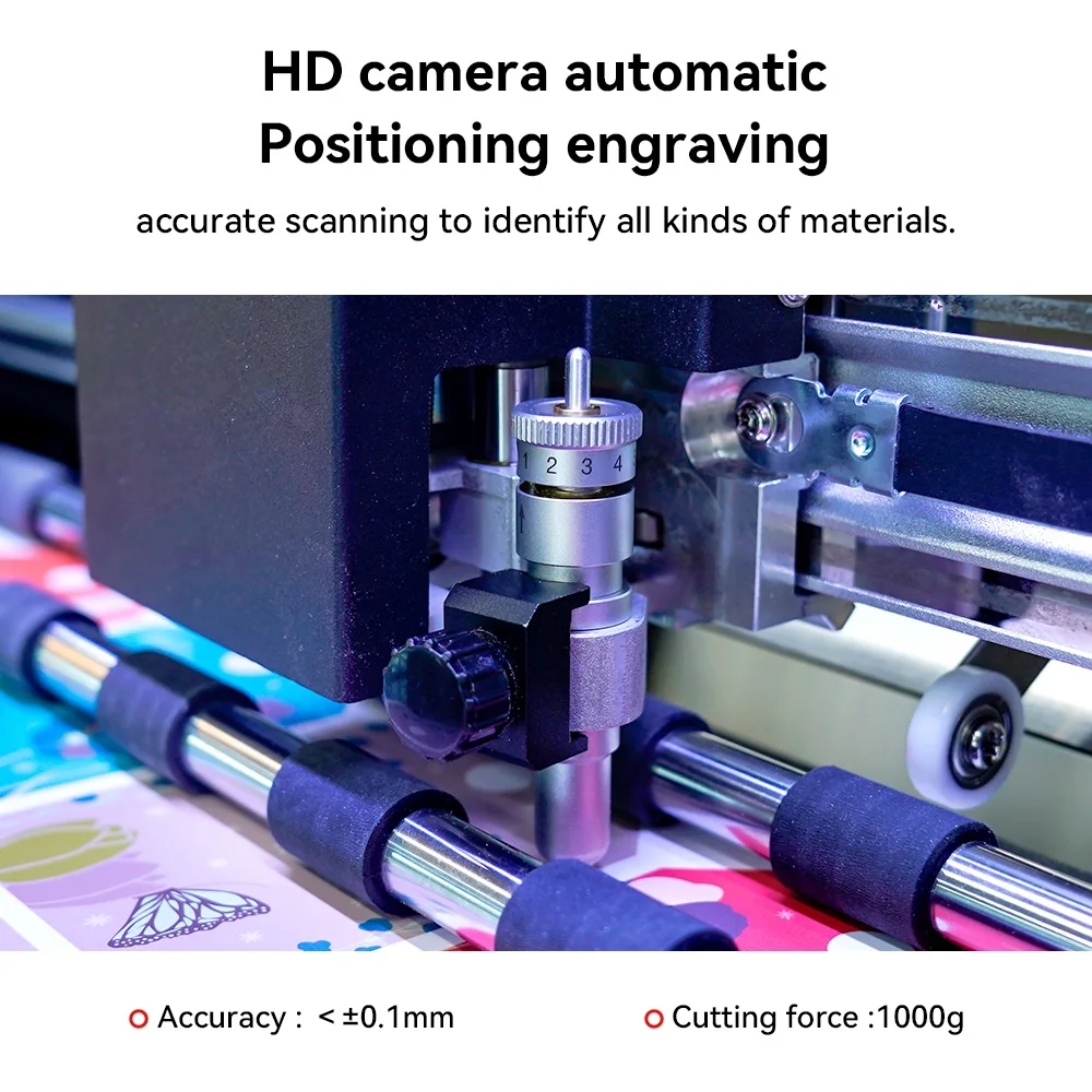 ZD350 Ultra Automatic Feeding Cutting Machine Servo Motor Sheet Sticker Cutter Plotter CCD Digital Die Cutting Machine