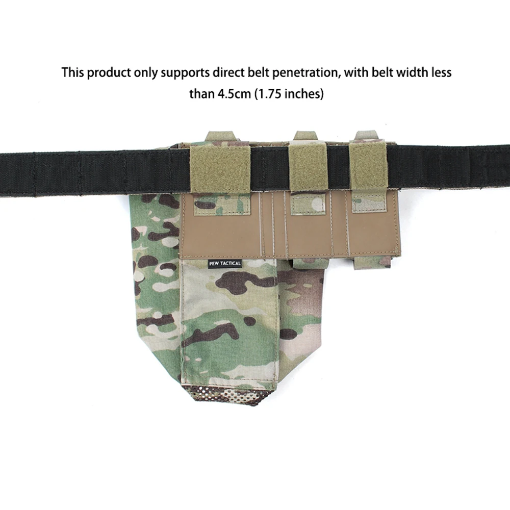 Molle de cintura táctica para exteriores, doble 9mm, individual, 5,56 Mag, bolsa de reciclaje de herramientas rápidas, compatible combinada, individual 545/762