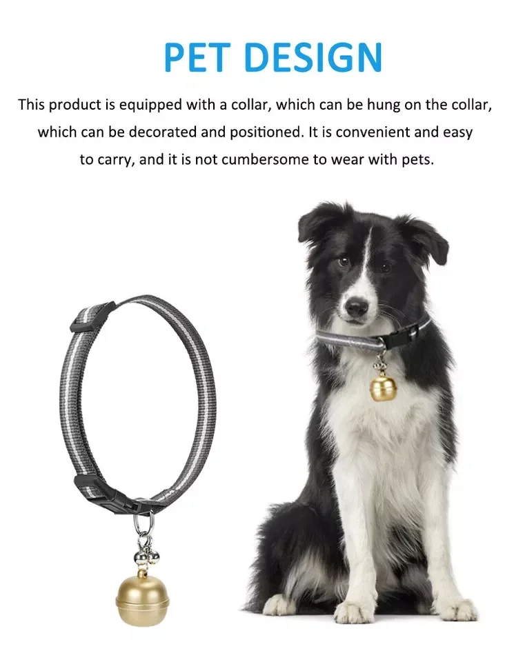 

2026 Waterproof Bell GPS Location Tracker For Pet Dog Cat Smart Activity Real-time Pet Location Tracker Collar GPS Dog Cat Track