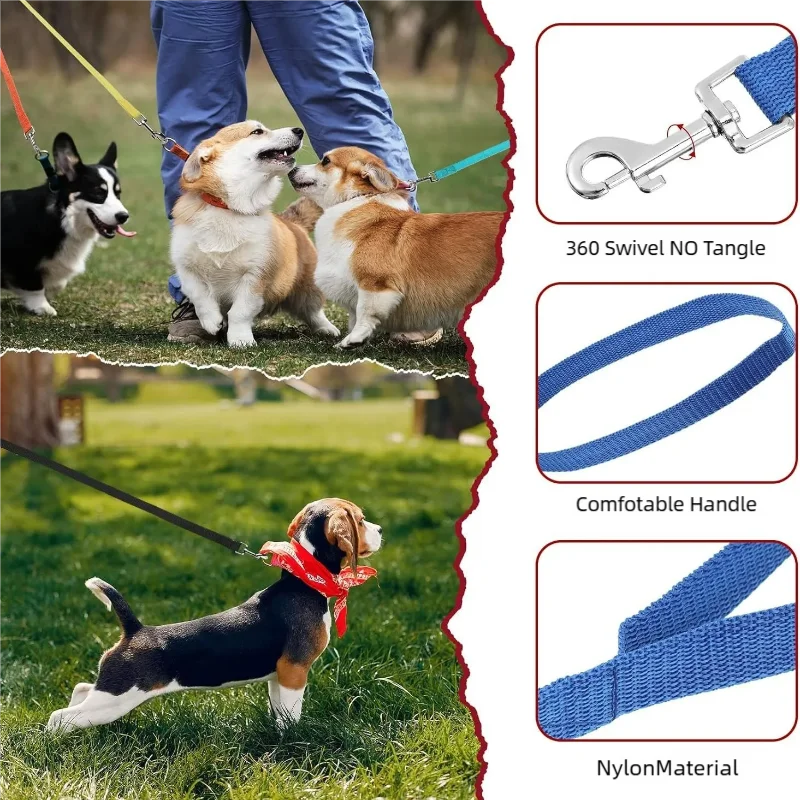 Dog Training Leash For Walking Small And Large Pets Durable Lead_voghion.com