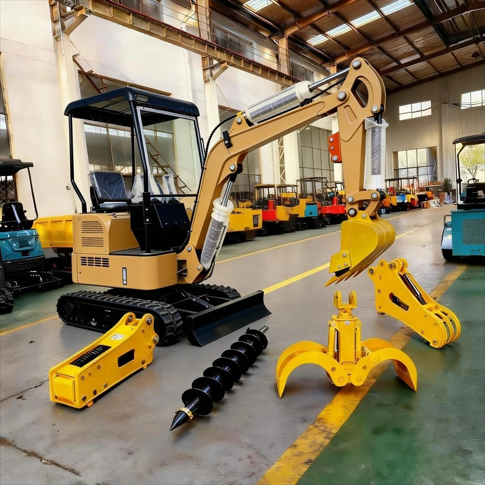 

Гидравлический гусеничный мини-экскаватор 1.2 т, 1.7 т, 3.0 т, строительный мини-погрузчик, дизельный, EPA Euro 5, многофункциональный