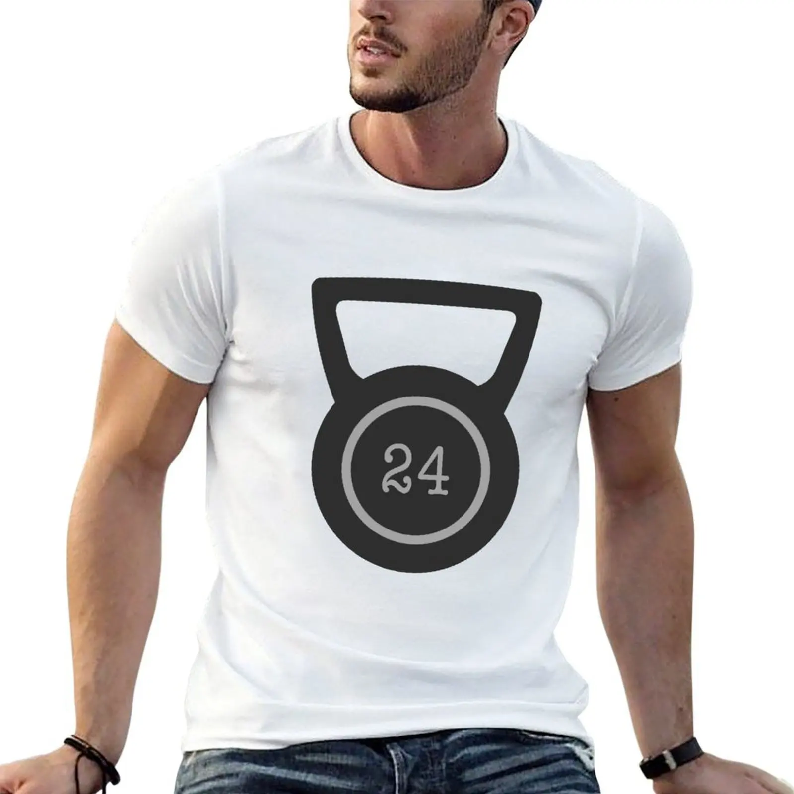 24 kettlebell T-Shirt mens graphic t shirts g man t shirts for men man t shirts graphic T-shirt