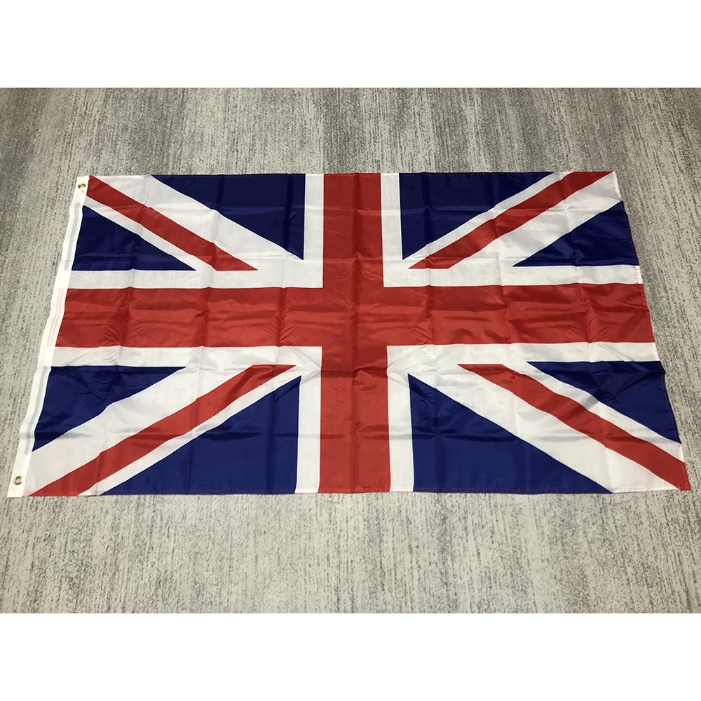 Great British flag 90*150cm polyester hanging United Kingdom national flag 3x5fts England UK Flag indoor outdoor decor