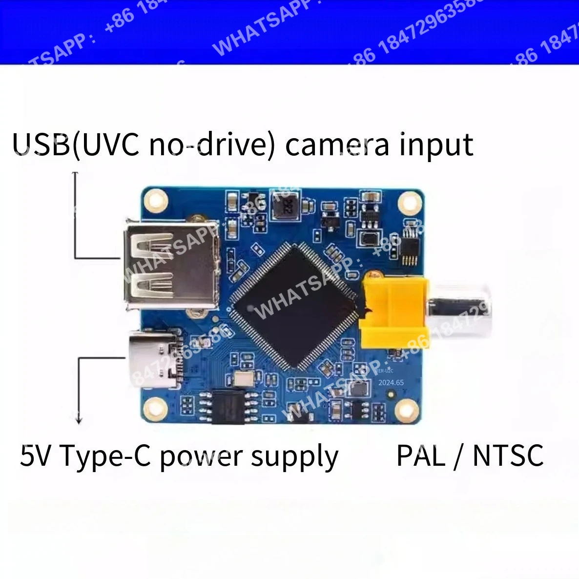 Модуль USB-камеры с UVC-драйвером и видеовыходом CVBS, 1080P MJPEG/YUV, совместим с Pocket 3