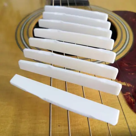 10x Bensadelkompenserad akustisk gitarr i Martin-stil 74 mm (2,90 tum) luthier 10 best sales akustisk gitarrsadel - №7