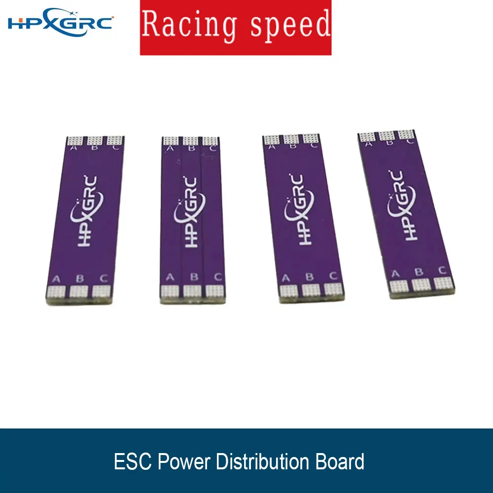 HPXGRC 40mm 4-in-1 ESC PDB 3-8S 50A for FPV Drone Motor Wiring Soldering Tools Accessories