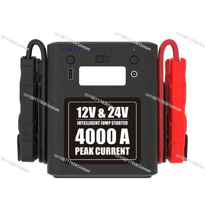 Portable Battery Power Booster 12v 24v 4000 Amp with Lithium Battery 12/24 Volt Car Jump Starter for Truck Made in Japan