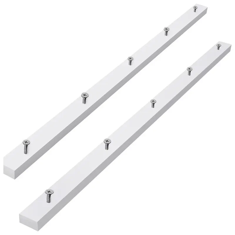 

JFB Miter Slot Runners, UHMW Miter Bar With Predrilled Holes& Screws 2 Pack Crosscut Sled For Table Saw Ideal For U Tracks