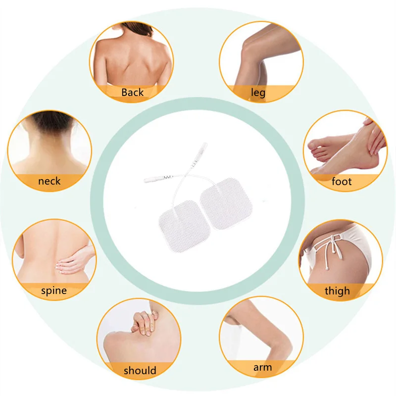 

10/20/50 Pcs Physiotherapy Massager Electrode Patch EMS Nerve Muscle Stimulator Meridian Instrument Massage Replacement Patch