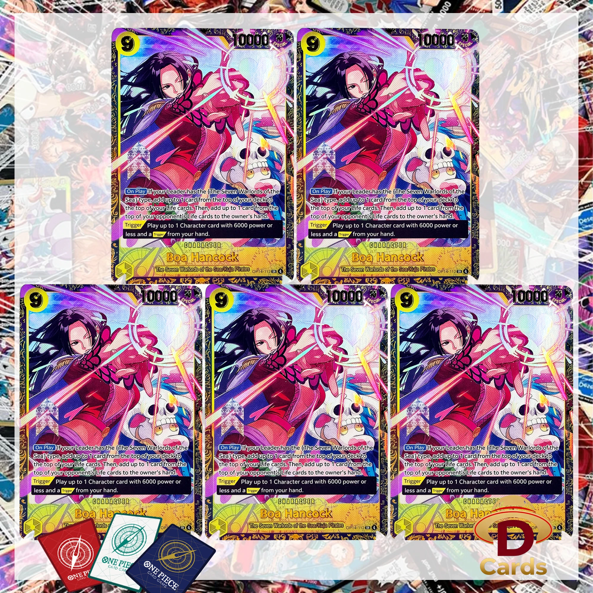 One Piece Card Boa Hancock (CS 26-27 Regionals Season 1) - One Piece Promotion Cards Anime Game Replica Proxy Card with Foil