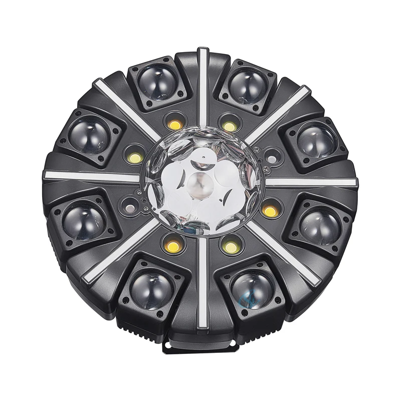 150W 8-Arm RGBW Beam Moving Head Light Wram White Strobe Effect Stage Light Remote Control DMX512 for DJ Party view 2