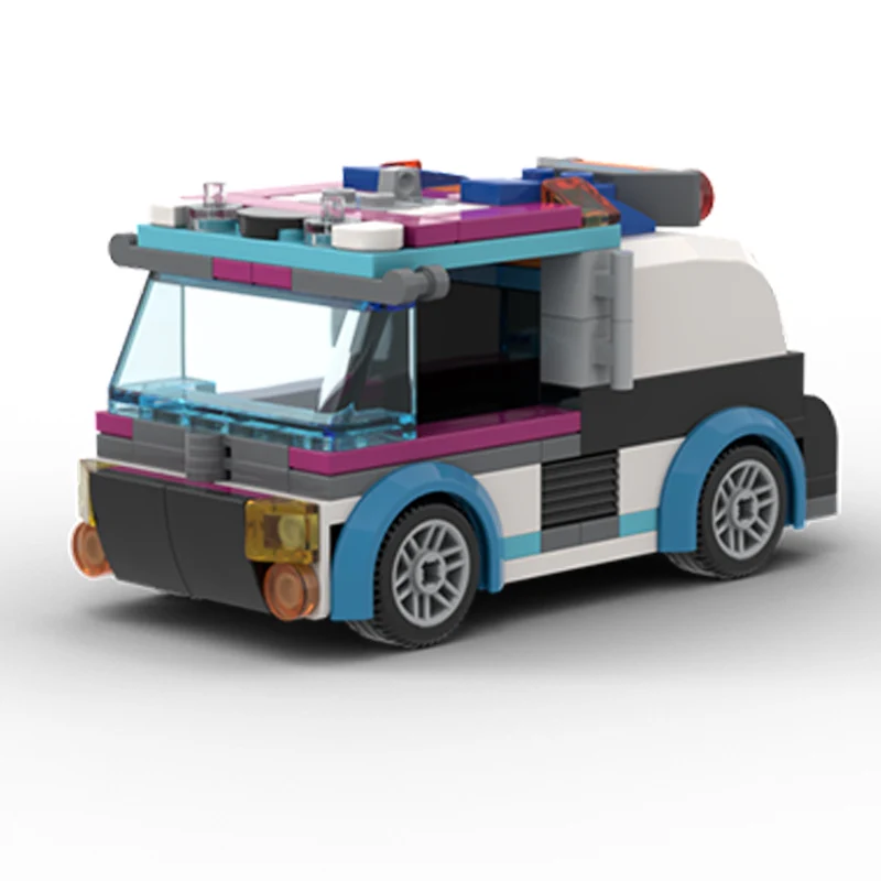 Speed Racing Car Model MOC Building Bricks Classic Safety Vehicle Modular Technology Children Holiday Gifts Assemble Toys Suit