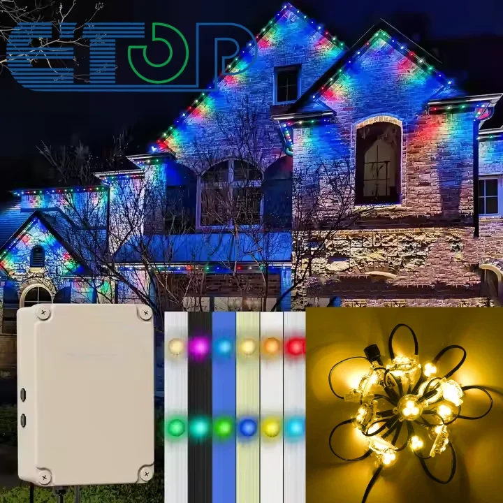 

LED Controller Box RGB RGBW DC12-24V UFO LED Controller Wi-Fi APP Wireless Remote Smartphone Controller