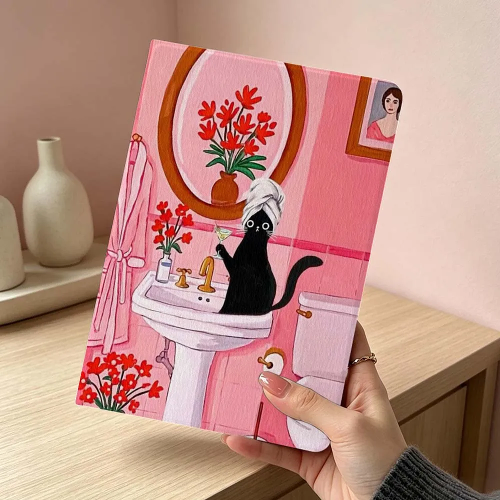 

Fashion Cat Pattern Soft For Xiaomi Redmi Mi Pad 8 7 6 5 4 2 SE K Pro Max Ultra Poco Pad Inch Tablet Case