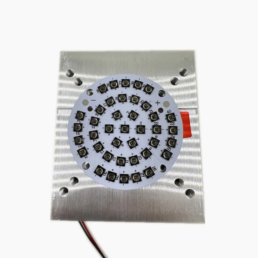 3838 40 Lamps 60W Lnfrared Light LED Lamp Beads High Power 850nm Chip Camera Monitoring Fill Light Source