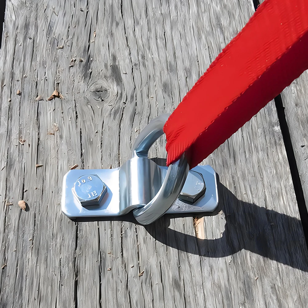 

4Pcs 3/8 Heavy Duty D Rings Tie Down Anchors 2400LBS Truck Bed Anchors Tie Down Ring for Trailers Trucks RV Camper Surface Mount